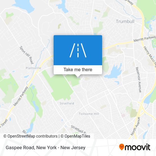 Gaspee Road map