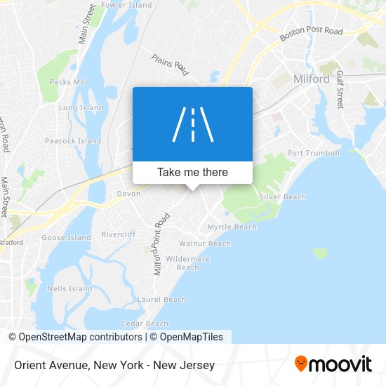 Mapa de Orient Avenue