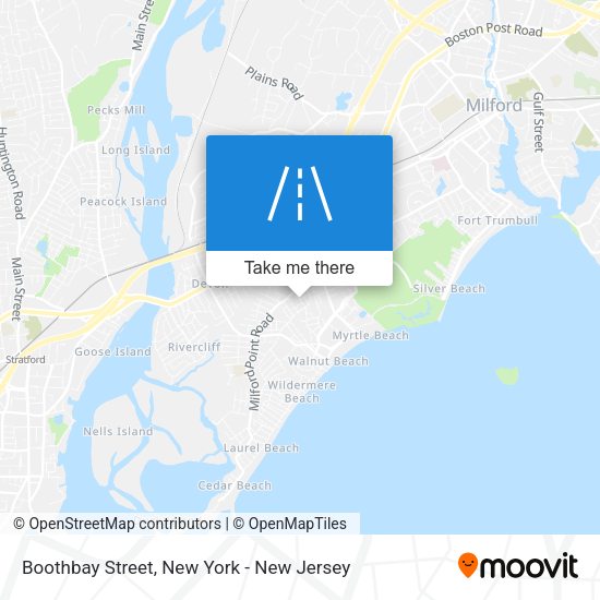 Mapa de Boothbay Street