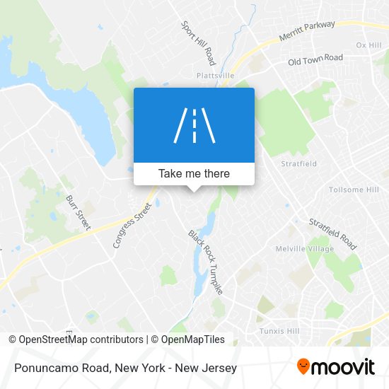 Mapa de Ponuncamo Road