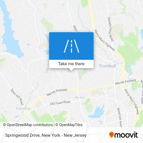 Springwood Drive map