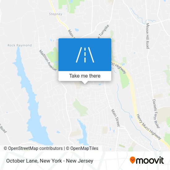 Mapa de October Lane