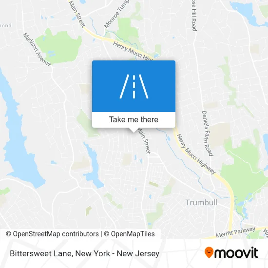 Bittersweet Lane map