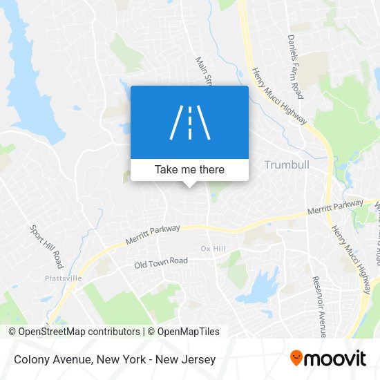 Mapa de Colony Avenue