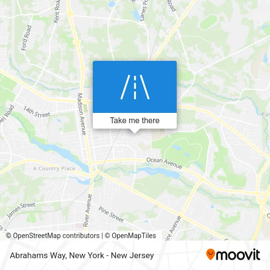 Abrahams Way map