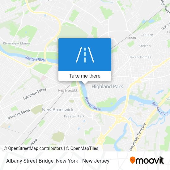 Mapa de Albany Street Bridge