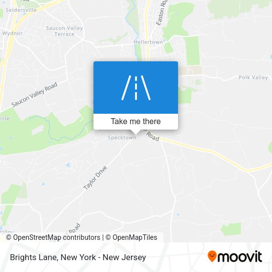 Mapa de Brights Lane