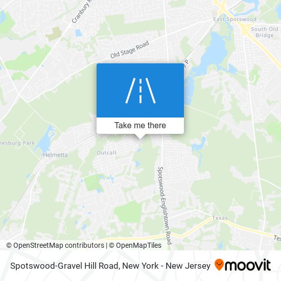 Mapa de Spotswood-Gravel Hill Road