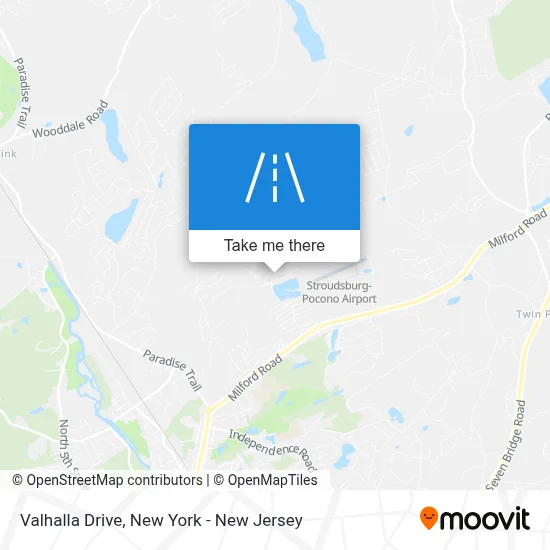 Valhalla Drive map