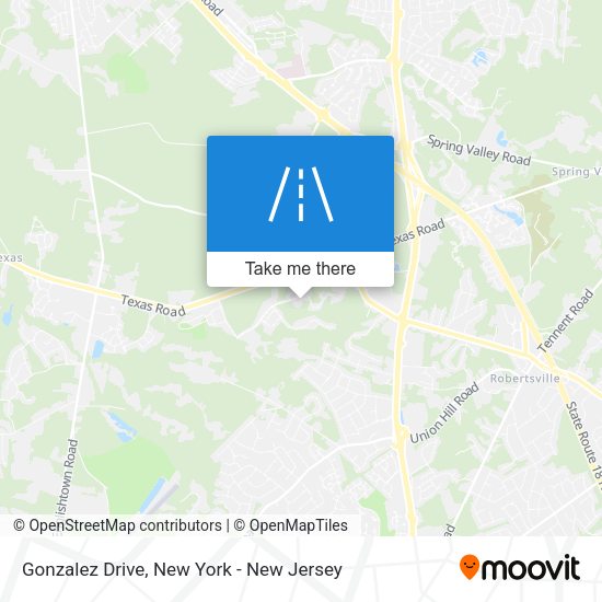 Mapa de Gonzalez Drive