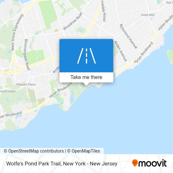 Wolfe's Pond Park Trail map