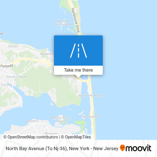 North Bay Avenue (To Nj-36) map