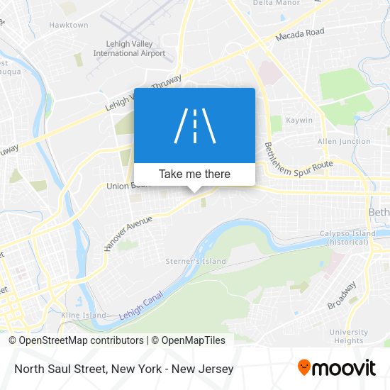 Mapa de North Saul Street