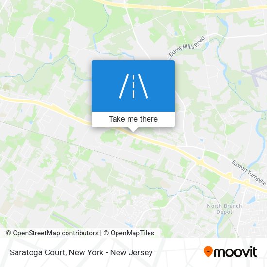Mapa de Saratoga Court