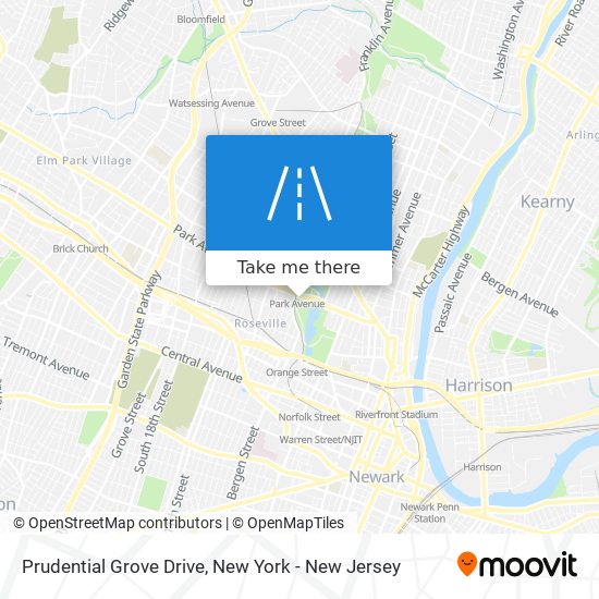 Mapa de Prudential Grove Drive