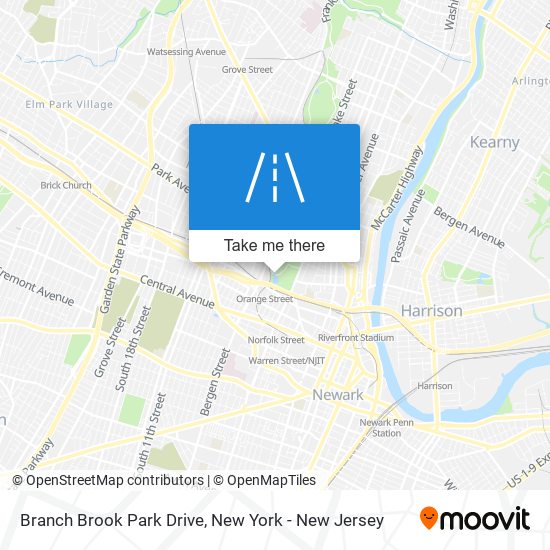 Mapa de Branch Brook Park Drive