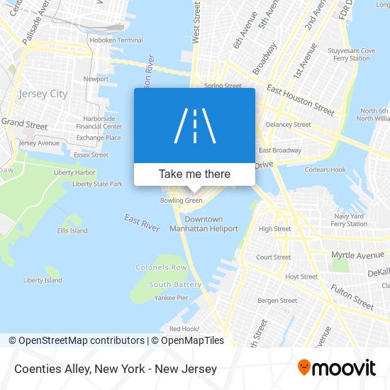 Mapa de Coenties Alley