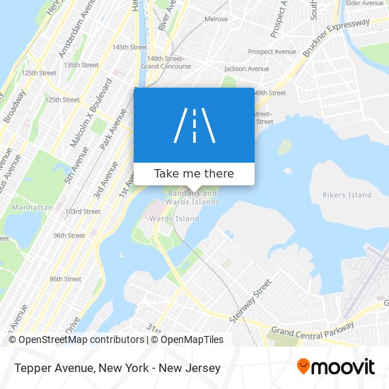 Mapa de Tepper Avenue