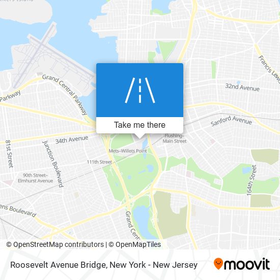 Mapa de Roosevelt Avenue Bridge