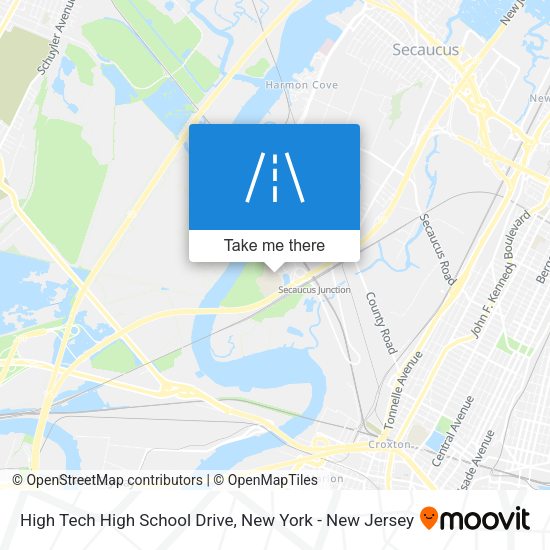 High Tech High School Drive map