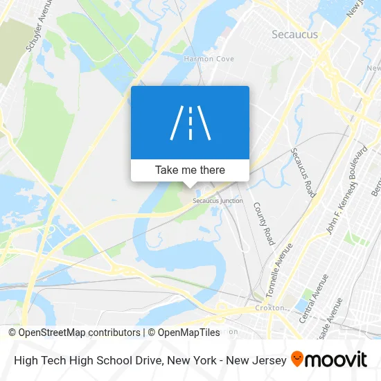 High Tech High School Drive map