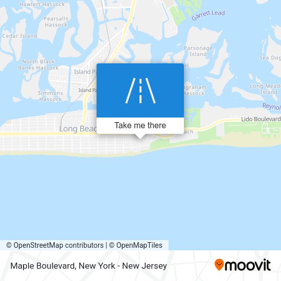 Mapa de Maple Boulevard