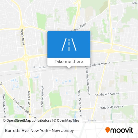 Barretts Ave map