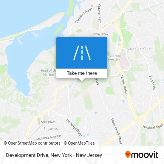 Development Drive map