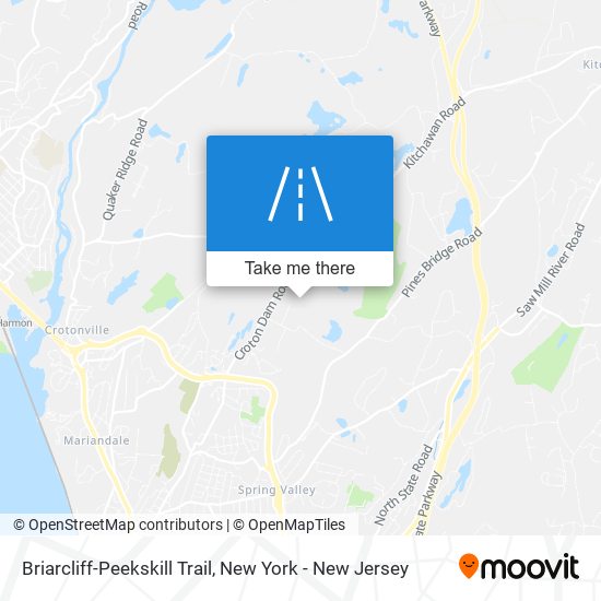 Mapa de Briarcliff-Peekskill Trail