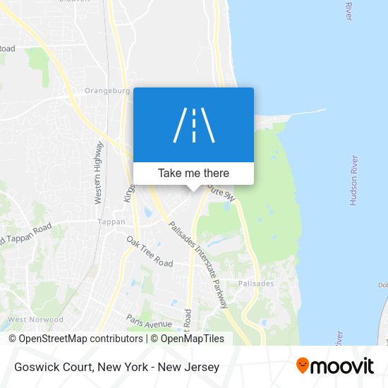 Mapa de Goswick Court
