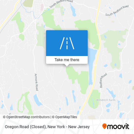 Oregon Road (Closed) map