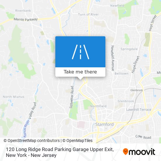 Mapa de 120 Long Ridge Road Parking Garage Upper Exit