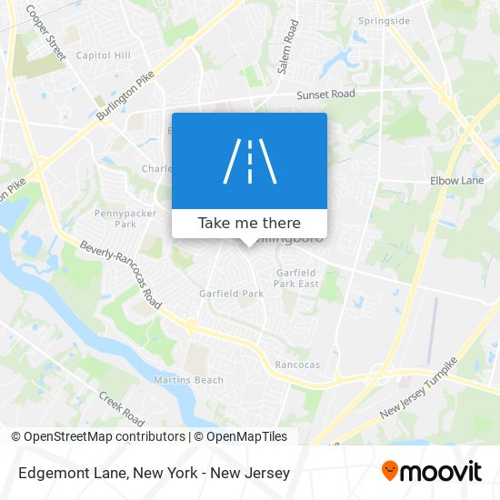 Edgemont Lane map