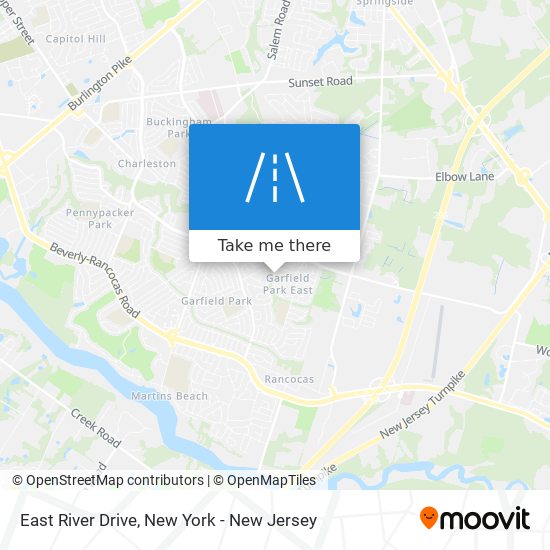 East River Drive map