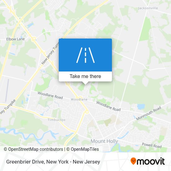 Mapa de Greenbrier Drive