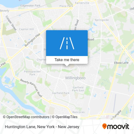 Mapa de Huntington Lane