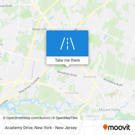 Academy Drive map