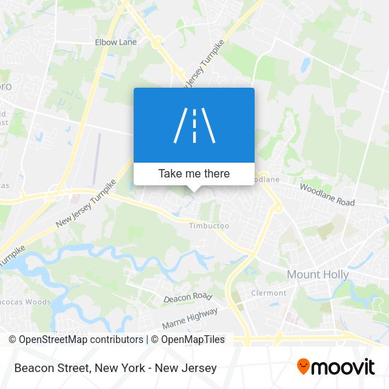 Beacon Street map