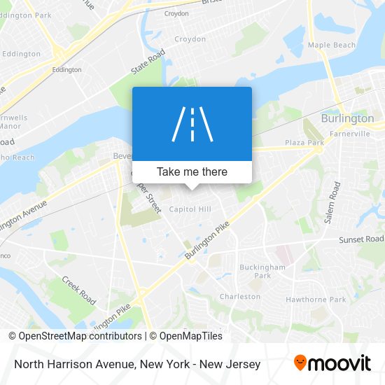 Mapa de North Harrison Avenue