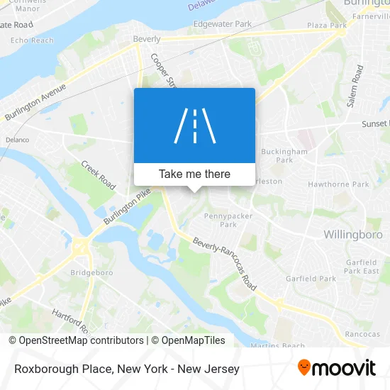 Roxborough Place map