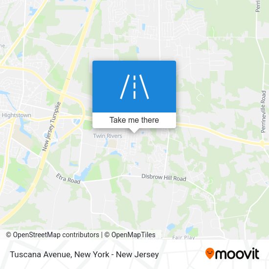 Mapa de Tuscana Avenue
