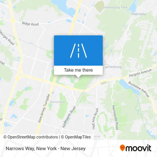 Mapa de Narrows Way