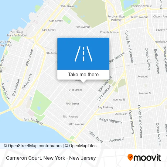 Cameron Court map