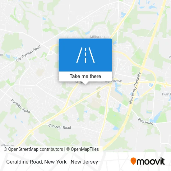 Geraldine Road map