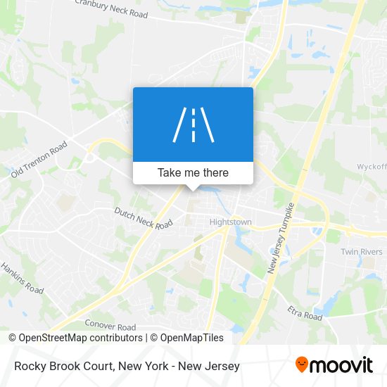 Mapa de Rocky Brook Court