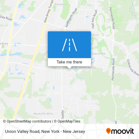 Mapa de Union Valley Road
