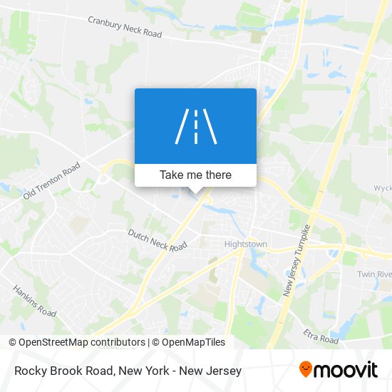 Rocky Brook Road map