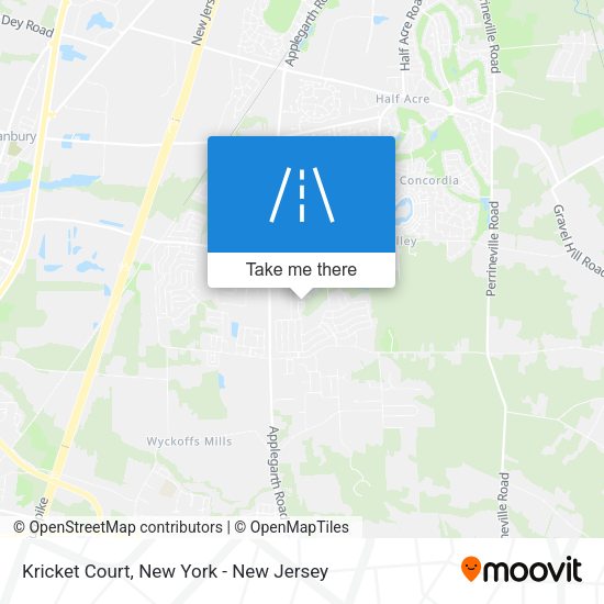 Mapa de Kricket Court