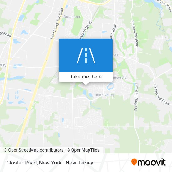 Closter Road map