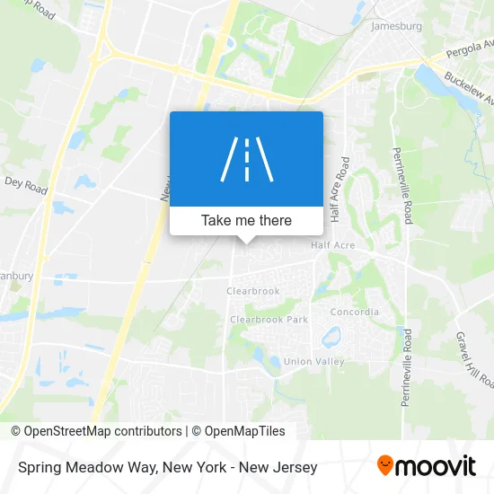 Spring Meadow Way map